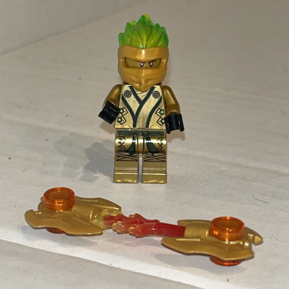 LEGO Ninjago Minifigure Golden Ninja Lloyd (Genuine) Damaged